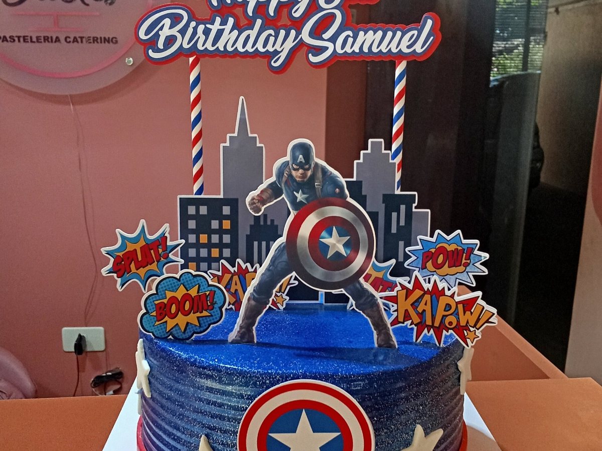 Samuel's eighth-birthday cake, representing the approach of adulthood for a child with autism.